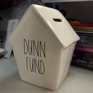 Rae Dunn “Dunn Fund” piggy bank